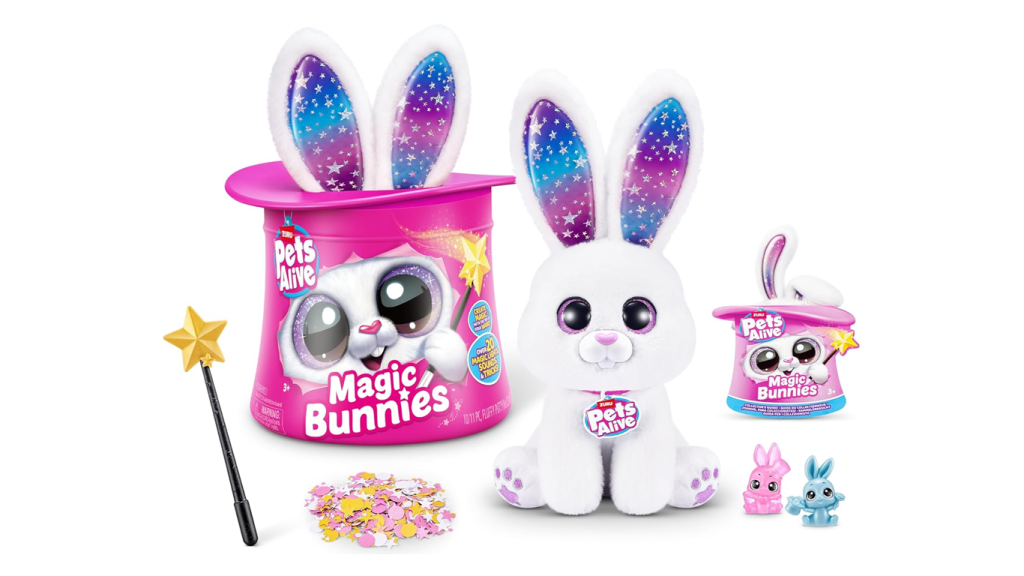 Offrez les Pets Alive Magic Bunnies de Zuru pour un Noël magique. Ces lapins dansants et chantants émerveilleront vos enfants