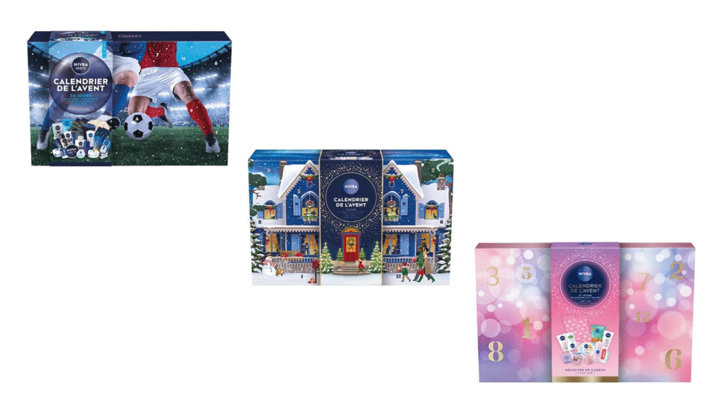 découvrez le calendrier de l'avent nivea, un coffret rempli de soins et petites attentions pour patienter avant noël et trouver l’inspiration cadeau.