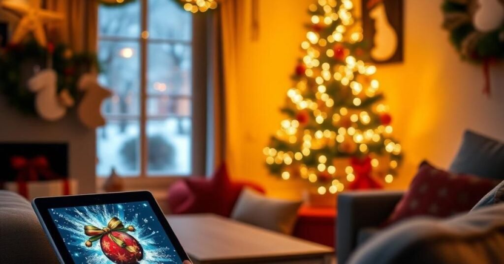 envoyez facilement des cartes de Noël virtuelles gratuites et partagez la magie des fêtes avec vos proches en un simple clic.