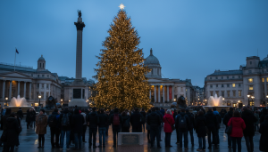J-141 avant Noël : le grand sapin de Trafalgar Square, cadeau d’Oslo à Londres