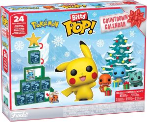Calendrier de l'Avent Funko Bitty Pop! Pokémon 2026 aux 24 cases