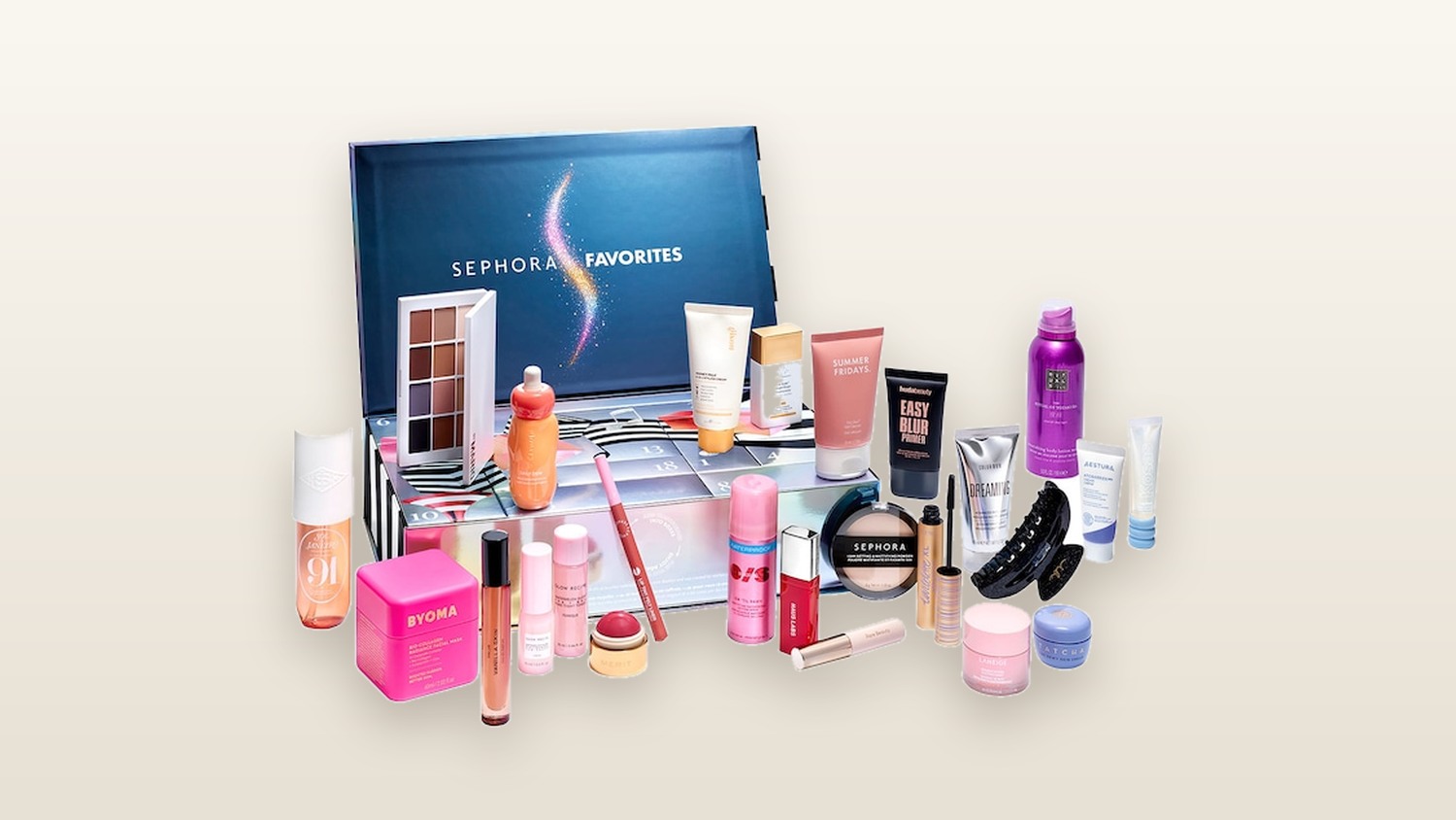 Calendrier de l'Avent Sephora Favorites et ses 24 produits de marques