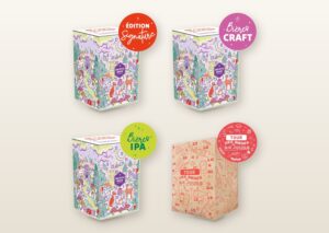 Les quatre calendriers de l'Avent Une Petite Mousse : éditions Signature, Craft, IPA et Tour des bières en 24 jours