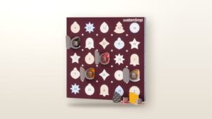 Calendrier de l’Avent waterdrop : 25 cubes pour boire plus d’eau